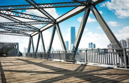Located in Shanghai, one hundred years ago, the steel bridge Located in Shanghai, one hundred years ago, the steel bridge